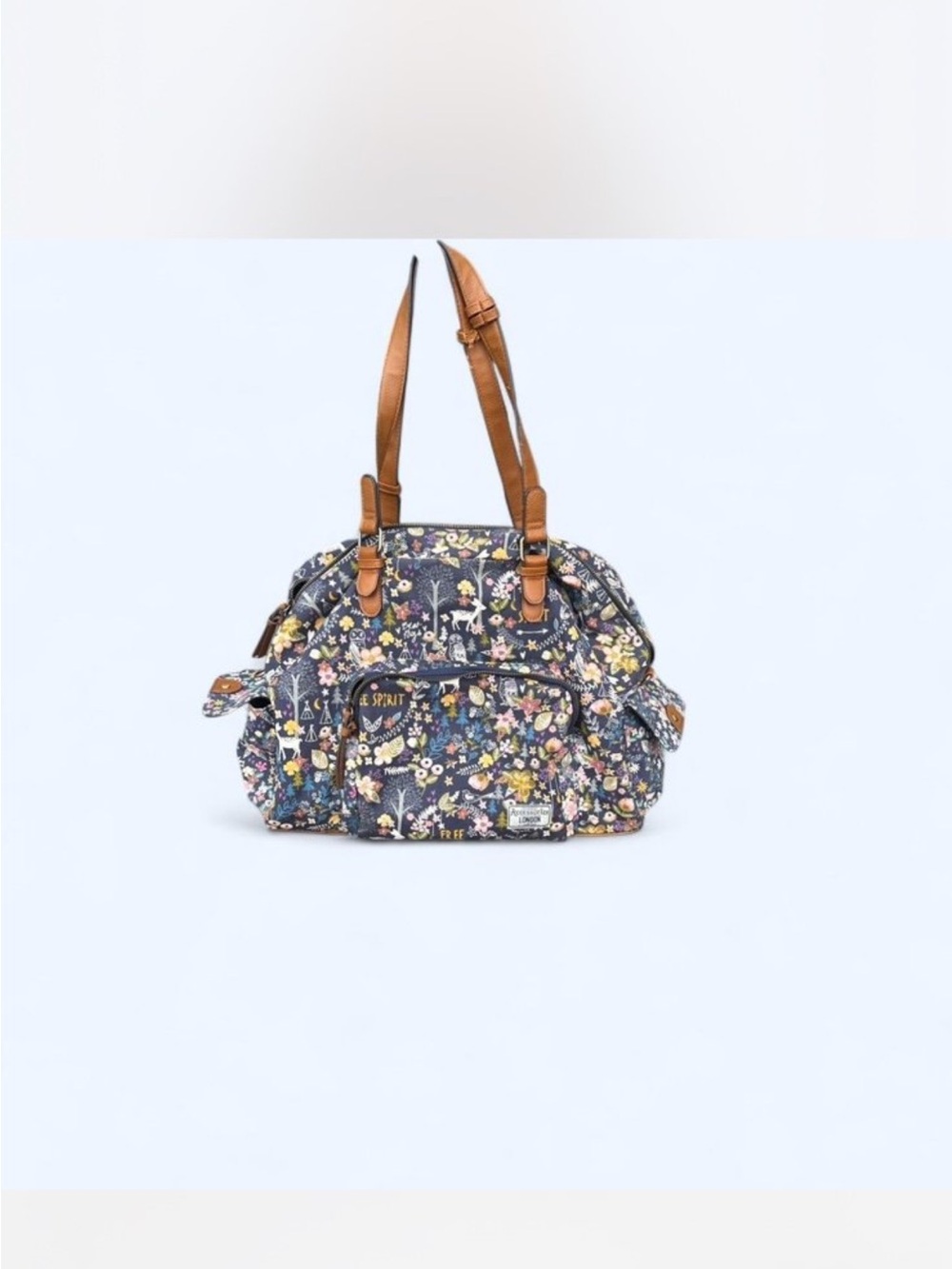 Accessorize London "Free Spirit" Floral Baby Bag Weekender Tote